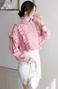 Women's Blouses & Shirts Elegant Womens Tops And Spring Fall Ladies Kimono Mujer Tunika Camisas Office Working Wear