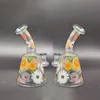 Personality creative smoking pipe with glass bowl mouthpiece can add water bong accessories