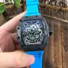 시계 디자이너 럭셔리 남성 역학 시계 Richa Milles 손목 시계 2021 35-02 탄소 섬유 Montre De Luxe Watches Wristwatches Automatic