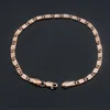 Link Bracelets Chain 3 Style Men Women 585 Rose Color Patterned Bracelet Lobster Lock JewelryLink Raym22