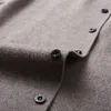 패션 mens 카디건 재킷 코트 스트리트웨어 트렌드 윈드 브레이커 가을 오버 코트 캐주얼 스웨터 재킷 남자 의류 검은 색 220817