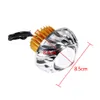 Moto éclairage voiture-style moto phare LED projecteur lentille double Halo ange diable oeil Spot lumière Motocicleta lumières