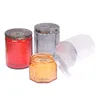 Storage Bottles & Jars 1PC Vintage 120/250ml Color Carved Glass Candle Cup With Lid Scented Jar Home DIY Candlestick