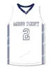 Nowa niestandardowa koszulka retro Devin Booker #2 Moss Point High School Basketball Jersey męska szyta niebieska biała rozmiar S-4XL dowolna nazwa i numer najwyższa jakość