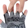 Loogdeel Professional Cycling Half Finger Gloves Palm Anti Slip Silicone stötdämpande utomhuscykelfiske som kör 220624