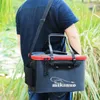 Fishing Accessories Portable EVA Bag Collapsible Bucket Live Fish Box Tackle Storage Camping Tank Water ContainerFishing