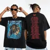 T-shirts Rap Playboi Carti Rues européennes et américaines Vintage Hiphop Tshirt Hommes Manches courtes Coton T-shirts Musique Tee Shirt Vêtements