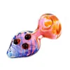 Cool Colorful Handmade Pressioned Bount Tubos Pyrex Grosso Gross Dry Herb Tobacco Smoking Handpipe Oil Plate