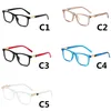 Klassieke Vintage Zonnebril Mannen Vrouwen Vierkant Kunststof Frame Luxe Designer Zonnebrillen Clear Lens Shades Eyewear