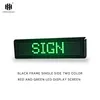 Design Professional 7x40 Red e Green LED Message Board Screen Display Publicidade Indoor Informações móveis à prova de choque e resistente ao desgaste