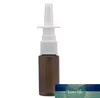 1 pçs 10ml/20ml/30ml frascos de spray nasal de plástico vazio branco bomba pulverizador névoa spray nasal recarregável embalagem