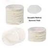 Bamboevezel Make-up Remover Pad Fluweel Bamboe Katoen Zacht Vuilafstotend Wasbare Herbruikbare Scrubber Beauty Make-up Schoonmaken Tool LT0081