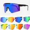 Lunettes d'équitation Sport Pit Sunglasses polarisées pour les hommes Femmes Eyewear à vent en plein air 100% UV Proof