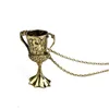 Naszyjniki wiszące biżuterię helga hufflupuff kubek wiszący naszyjnik dla kobiet 12pcs/lotpendant wisior