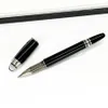 YAMALANG Luxury pens and Crystal head cover black roller ballpoint fountain pen with gift Refill