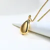 Pendant Necklaces High Quality Gold Color Tear Drop Cremation Urns Ashes Casket For Pet Human JewelryPendantPendant Godl22