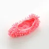 Chenille Dust Mop Slippers Voet Sokken Caps Multi-functie Vloerreiniging Lazy Shoe Covers Dust Hair Cleaner 6 Kleuren