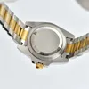 Klockor tillverkare helautomatisk mekanisk klocka Fashion Men's Watch Steel Belt Silicone Luminous Water Ghost