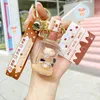 Keychains Pearl Milk Tea Bear in Oil Keychain Hanger Fashion schattig voor vrouwen Acryltas Kleine accessoires GiftKeyChains Forb22