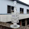 Bongs Bugse Catcher Bubble Machine Жемчужный белый кальян.