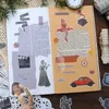 Gift Wrap 40pcs Vintage Stickers Scrapbooking Material Custom Label Sticker Diary Craft Supplies For Kids Collage