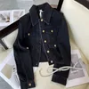 wt126-Women 's Jackets 브랜드 디자이너 레트로 데님 재킷 여성 2022 스프링 새로운 패션 다목적 느슨한 짧은 재킷 트렌드