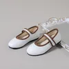 Primavera Scarpe per bambini Bambini Catena Catena Casual Scarpe Casual Baby Girls Catena Mocassini Balletto Balletto Balletto Ragazzi Bianco Mocassino Mary Jane 220401