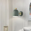 Lampa ścienna nordycka kreatywność prostota E27 LED AC220V Indoor Bedside sypialnia salon restauracja
