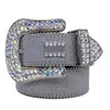 2022 Designer Belt BB Simon Belts For Men Women Shiny Diamond Belt Black On Black Blue White Multicolour 25251