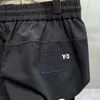 Designer masculino shorts y3 verão esportes wear moda athleisure carga shorts carta bolso praia shorts