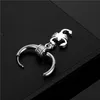 Dangle Chandelier Black Animal Scorpion أقراط للنساء الرجال الفولاذ المقاوم للصدأ الرجعية الحزب القوطية المجوهرات الهدية الشرير مثقوب