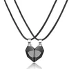 Подвесные ожерелья магнит сердца ожерелье ювелирные изделия коляски
