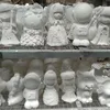Nowe klasyczne sztuki i rzemiosła nie są zepsute do gipsu malowane lalki malowane białe zarodek DIY Ręcznie robione piggy bank