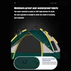 2-3 Pessoas Camping tenda Automática pop-up tenda de família ao ar livre dupla camada impermeabilizada configuração instantânea de mochila portátil tendas H220419