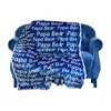Coperte Coperta personalizzata in flanella Nome Po Pile personalizzato per divano Biancheria da letto fai-da-te Regalo di anniversario di compleanno DropBlankets