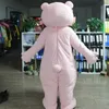Festiwalowa sukienka Pink Bear Mascot Costume Halloween świąteczne fantazyjne sukienka Reklama Ulotki Ubrania karnawał unisex strój dorosłych
