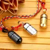 Pendant Necklaces Long Rope Chain Empty Design Men Storage Bottle Urn Pet Ash Fashion JewelryPendantPendant