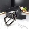 Modne klasyczne paski dla kobiet mężczyzn Pasek projektanta chastity Silver Mens Black Smooth Gold Buckle Leather Width 4.0CM with box dresses BeltAAA