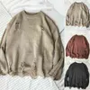 Round Neck Large Comfortable Couple Sweater Streetwear Women Sweater Young For Work L220730