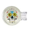 factory supply Glass Ashtray Ghost Head Print Cigar Ashtray Custom Logo