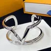 Otras pulseras Mujeres Diseñador Pulsera Joyería Diamante Plata Brazalete Tamaño grande Carta Moda Farandole Cadena Enlace Colgante Pulseras de oro Hombres Boda Lujo H87B