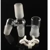 Fabricant Adaptateur mâle coudé 14mm / 19mm Complet pour ensemble de recyclage d'huile pour bong en verre de tuyau d'eau à joint à 45 degrés