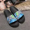 Men Women Sandals Designer Shoes Luxury Slide Summer Fashion Wide Flat Slippery Sandals Slipper Flip Flop Size 35-46 Flower Box