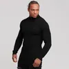 Herrtröjor mode turtleneck tröja män varumärke kläder mens avslappnad höst ull pullover o-hals pull homme överdimensionerade män