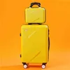 Nuovo set di valigie AbsPc Valigia da viaggio con borsa per cosmetici Pollici Carry Ons Trolley Donna Custodia rigida Trunk J220708 J220708