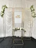 Luxo ao ar livre Decoração de casamento cenários Arco do arco de flor do pedestal Bolo de bolo de bolo de aniversário Stand Stand de balão de boas -vindas Banner Exibir rack