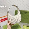 Marmont onderarm schoudertas ketting Crossbody Tassen Luxe designer mini halve maan vormige hobo tas