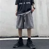 Pantalones cortos hombres ed casual unisex parejas chic diario alto calle corta coreana verano hiphop streetwear retro 220602