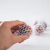 Siatkowe kule jaja winogrona ściskają kulki anty-anxiety Zabawki łagodzą ciśnienie sensory