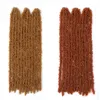 Peruk afrikanska dreadlocks syntetiska hårförlängningar 12 20-tums 65g dreadlocks peruker